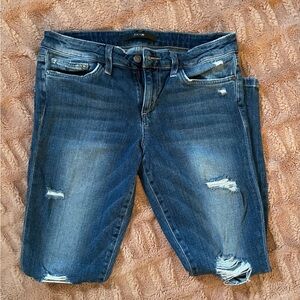 Joe's Jeans Blue Jean Skinny Ankle Distressed